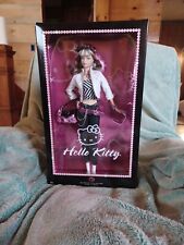 Hello Kitty Barbie Doll Mattel 2007 Collector Pink Label New in box