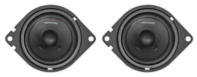 (2) Memphis Audio PRX603 6.5 100 Watt 3-Way Car Speakers + RockMat Sound  Kit