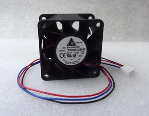 Delta 60mm x 38mm High Airflow Fan 12V DC 3 Pin Connector FFB0612SHE - Picture 1 of 2