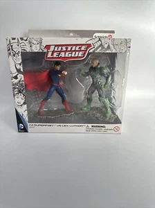 Superman VS Lex Justice League Action Figure 2-Pack DC Comics JLA Hand Paint NIB - Picture 1 of 8