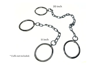 Conector de junta tórica de eslabones de cadena para puños y collares de 8 mm - Imagen 1 de 4