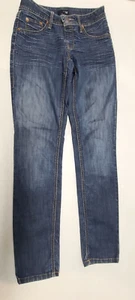 Ana Womens Size XS (~Size 6-8) 28x32 Slim Straight Denim Blue Jeans Stretch - Picture 1 of 8