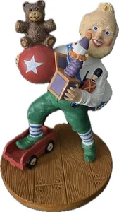 The Danbury Mint 1990 Santa's Workshop Armful of Toys Figurine Christmas decor - Picture 1 of 7