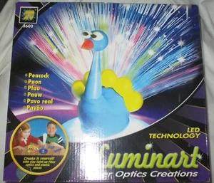New Luminart Fiber Optics Creations Peacock #2602 Sealed Craft Kit Light Up LED - Picture 1 of 4