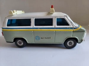 Glockensystem Telefon Van Spielzeug Münzbank Metall LKW Western Stamping Corp. schön! - Bild 1 von 8