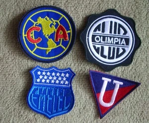 1 FUSSBALL AUFNÄHER : AUSWAHL SÜDAMERIKA Club America Olimpia Emelec Quito - Bild 1 von 1