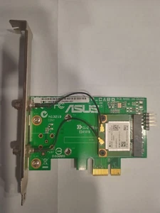 asus p-card / mini pci e adapter card + card wlan asus aw-cb161h - Foto 1 di 4