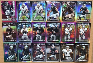 34 Card Team Lot VEGAS OAKLAND RAIDERS 2023 Composite 2024 Topps Chrome Football - Picture 1 of 2