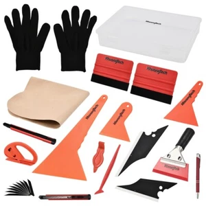 15pcs Car Window Tinting Kit Auto Home Glass Tinting Tools Film Installer Gloves - Picture 1 of 8