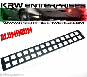 1982-92 FIREBIRD KNIGHT RIDER 3-4 SEASON UPPER CONSOLE ALUMINIUM OVERLAY LIGHTED - Foto 1 di 8