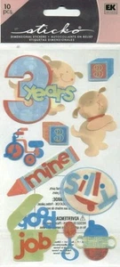 3 YEARS OLD Three Mine Potty Toys Play Sippy Cup Silly Toddler Sticko Stickers - Picture 1 of 1