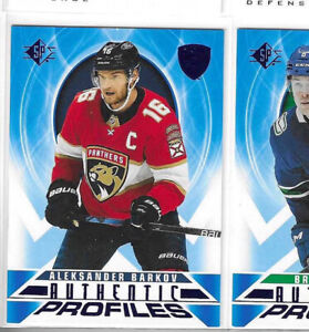 2020-21 SP Hockey Authentic Profiles Blue Aleksander Barkov Florida Panthers 