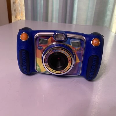 VTech Kidizoom Duo 5.0 MP Digital Camera Blue *Missing Battery Lid - Image 1 of 4