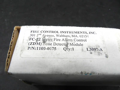 Fire Control Instruments- FC1, FC72 ZDM Zone Display Module- Fire Alarm Control - Image 1 of 2