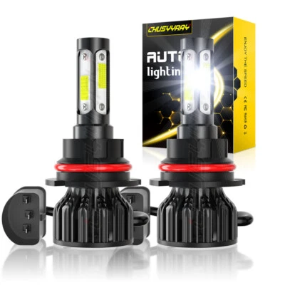 Faros LED de haz alto y bajo para Ford Focus 2005 2006 2007 6000 k chips COB Foto 1 de 4