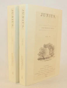 Junius (In Two Volumes) 1799 London T. Bensley Disbound in Rare Book Box Francis - Picture 1 of 7