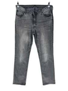 Lee MARION Women Grey Stretch Regular Straight Fit Jeans W32 L33 - Picture 1 of 8