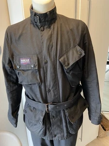 Barbour Rocket Triumph Wax Wachsjacke mit Weste Gr.: XL schwarz A7 Neuwertig - Bild 1 von 23
