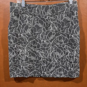 Duluth Trading Co. NoGA Naturale Cotton Skort Grey Pattern Size S Golf Tennis - Picture 1 of 7