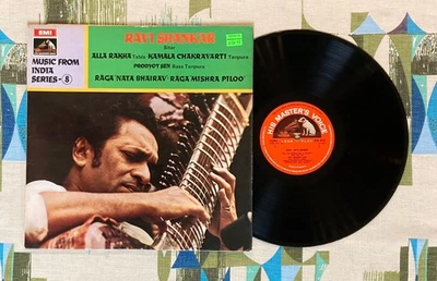 Ravi Shankar LP Raga Nata Bhairav Rage Mishra Piloo 1968 Sitar VG+/M- Foto 1 de 2