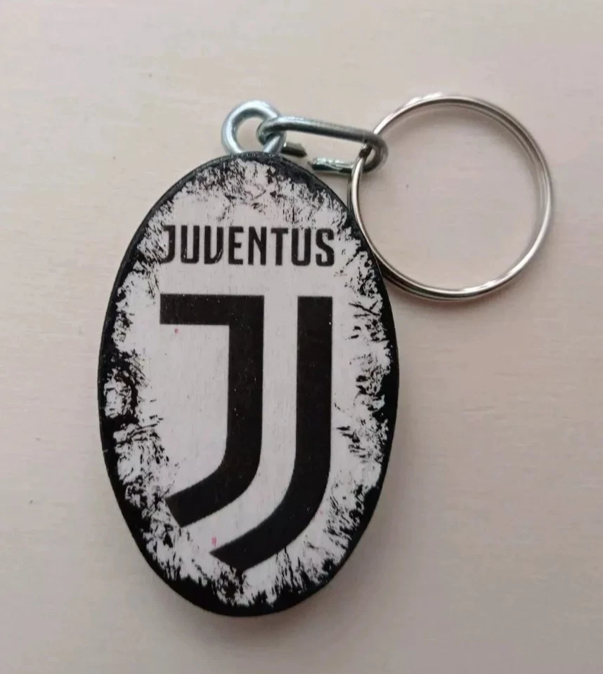 JUVENTUS PORTACHIAVI CIONDOLO ARTIGIANATO IDEA REGALO BOMBONIERA - Immagine 1 di 1