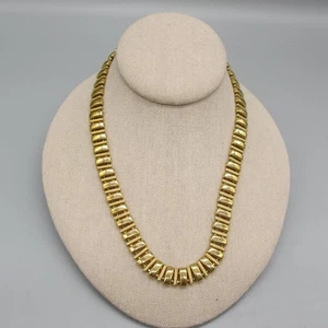 Collar Gargantilla Napier Vintage Elegante Tono Dorado 18 pulgadas - Imagen 1 de 7