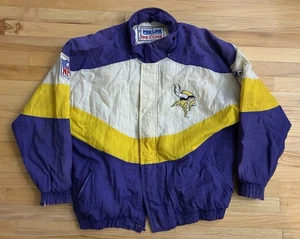 Vintage Minnesota Vikings Apex One Puffer Jacket Coat Men’s Size L - Bild 1 von 8