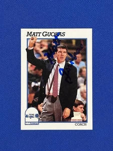1991-92 Hoops #239 Matt Guokas Magic Signed Auto autograph - Picture 1 of 2