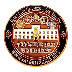 Texas A&m Excellence Military Coin Rare - Bild 1 von 6
