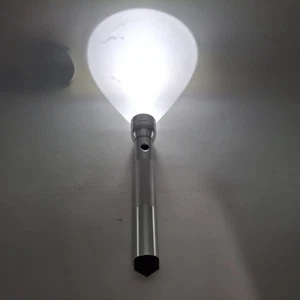 Torcia Mag-Lite 3D Celle LED Argento Mag Light Testata Funzionante, Pulita - Foto 1 di 24