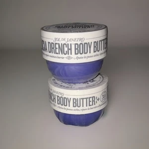 2x~Sol de Janeiro~Delica Drench Body Butter~2,5 oz/75 ml ea~Talla de viaje~NUEVO SIN CAJA~Sellado~ - Imagen 1 de 2