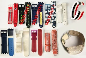 SWATCH ORIGINAL STRAP BRACELETS - CHRONO BEAT SQUARE X-LARGE #2012 - Picture 1 of 23