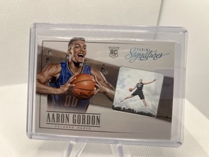 AARON GORDON 2013-14 PANINI SIGNATURES BLUE FILM CELL #4 ROOKIE RC MAGIC 