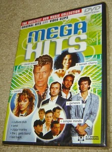 MEGA HITS DVD, NEW & SEALED, REGION FREE, ORIGINAL HITS AND VIDEO CLIPS, BOWIE! - Picture 1 of 4
