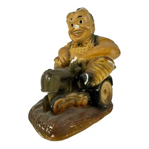 VINTAGE 1940S WNAX RADIO BIG AGGIE SAVINGS BANK FARM WOMAN TRACTOR, YANKTON, SD - Picture 1 of 13