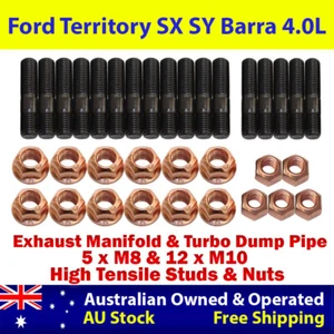 High Tensile Exhaust Manifold&Turbo Dump Pipe Stud For Ford Territory SX SY 4.0L - Picture 1 of 9