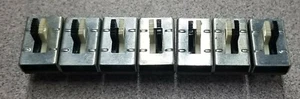 7X - Stackpole Dual Independent SPDT Black/White Slide Switch PCB Mount (7pcs) - Picture 1 of 11