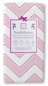 New SwaddleDesigns Marquisette Swaddling Blanket CHEVRON PINK Baby Girl gift - Picture 1 of 2