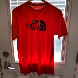 Camiseta North Face Para Hombre M Naranja Calce Clásico Absorbente Logo - Imagen 1 de 4