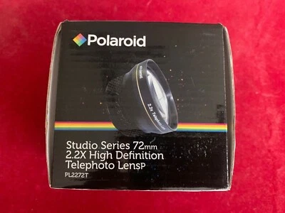 Polaroid PL2272T Studio Series 72mm 2.2X High Definition Telephoto Lens  *BNIB - Image 1 of 4
