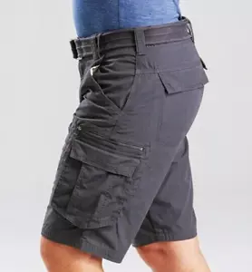 Mens Very High Quality Cargo Combat Shorts 100% Cotton 8 Pockets With Free Belt - Picture 1 of 12