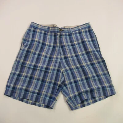 Pantalones Cortos Tommy Bahama Para Hombre 36 Bolsillos Ligeros Exterior Chino A Cuadros Foto 1 de 4