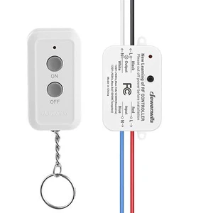 DEWENWILS Wireless Remote Control Light Switch and Receiver Kit Programmable - Picture 1 of 6
