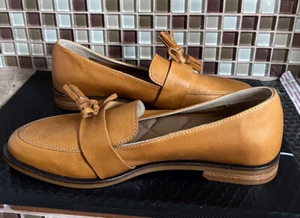 Hush Puppies Womens Leather Loafers. Light Tan. Sz: 9 M. New Without Box. - Picture 1 of 8