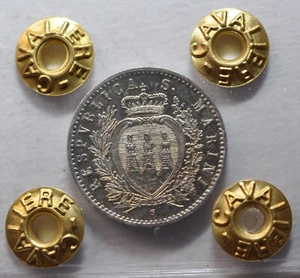 50 centesimi 1898 San Marino periziata F. CAVALIERE - Foto 1 di 5