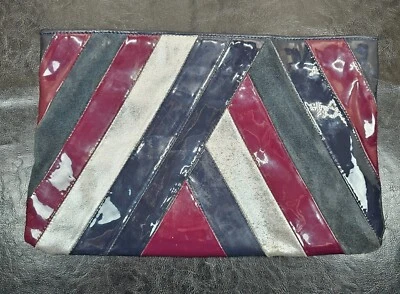 Bolso de mano de gamuza charol Goldenbleu Foto 1 de 4