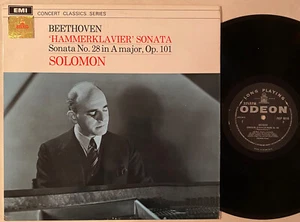 BEETHOVEN Hammerklavier Piano Sonata Nos. 28 & 29 SOLOMON Odeon UK LP - Picture 1 of 2