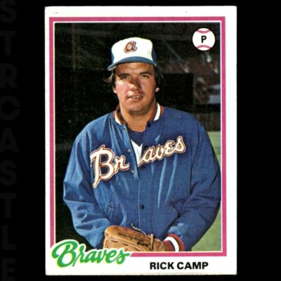 1978 Topps - Rick Camp #349 Atlanta Braves ⚾ Baseball Card - Image 1 of 3