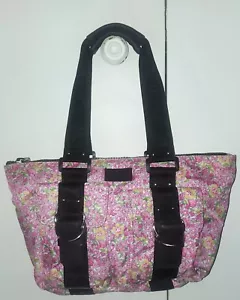 LAUREN RALPH LAUREN WOMENS FLORAL SADDLE HANDBAG - Picture 1 of 12