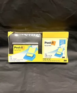 *NEW* Post It Black 3x3 Sticky Note Dispenser Start-up Kit # 3300 Desk Weighted - Picture 1 of 6